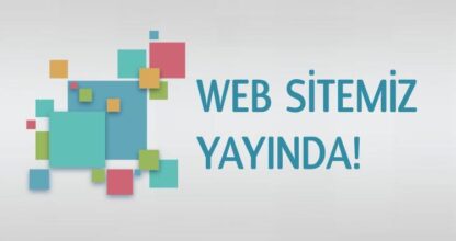 Web Sitemiz Açılmıştır.